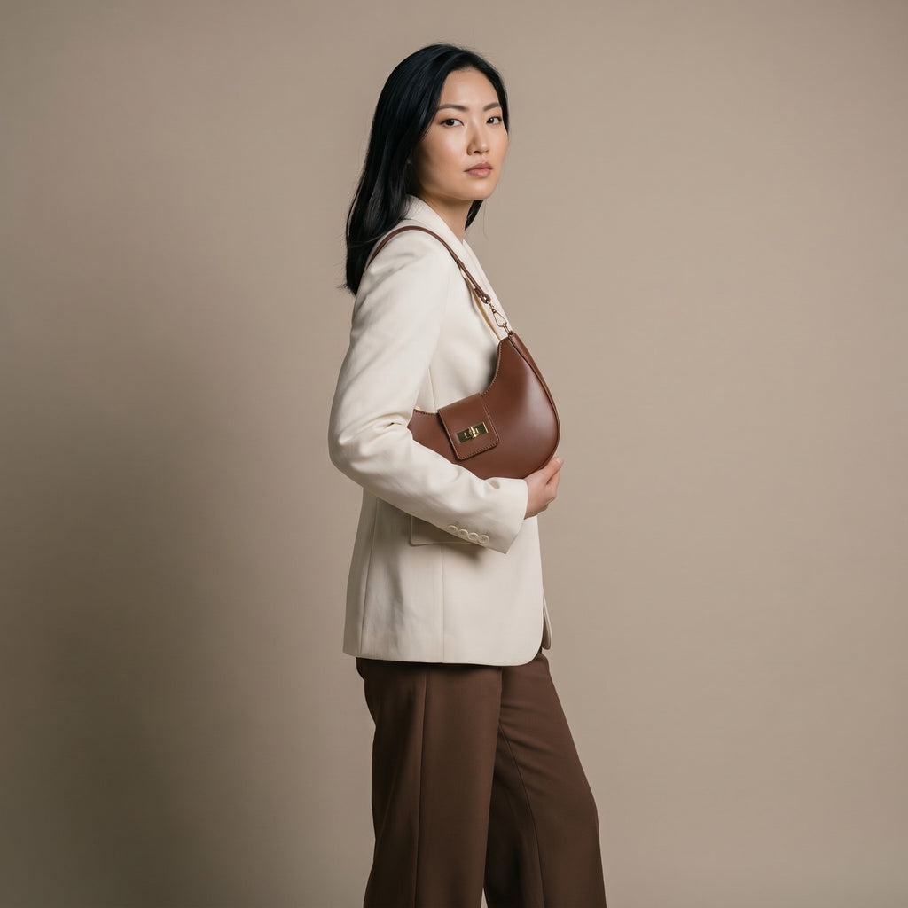 Arabella Buckle Shoulder Bag