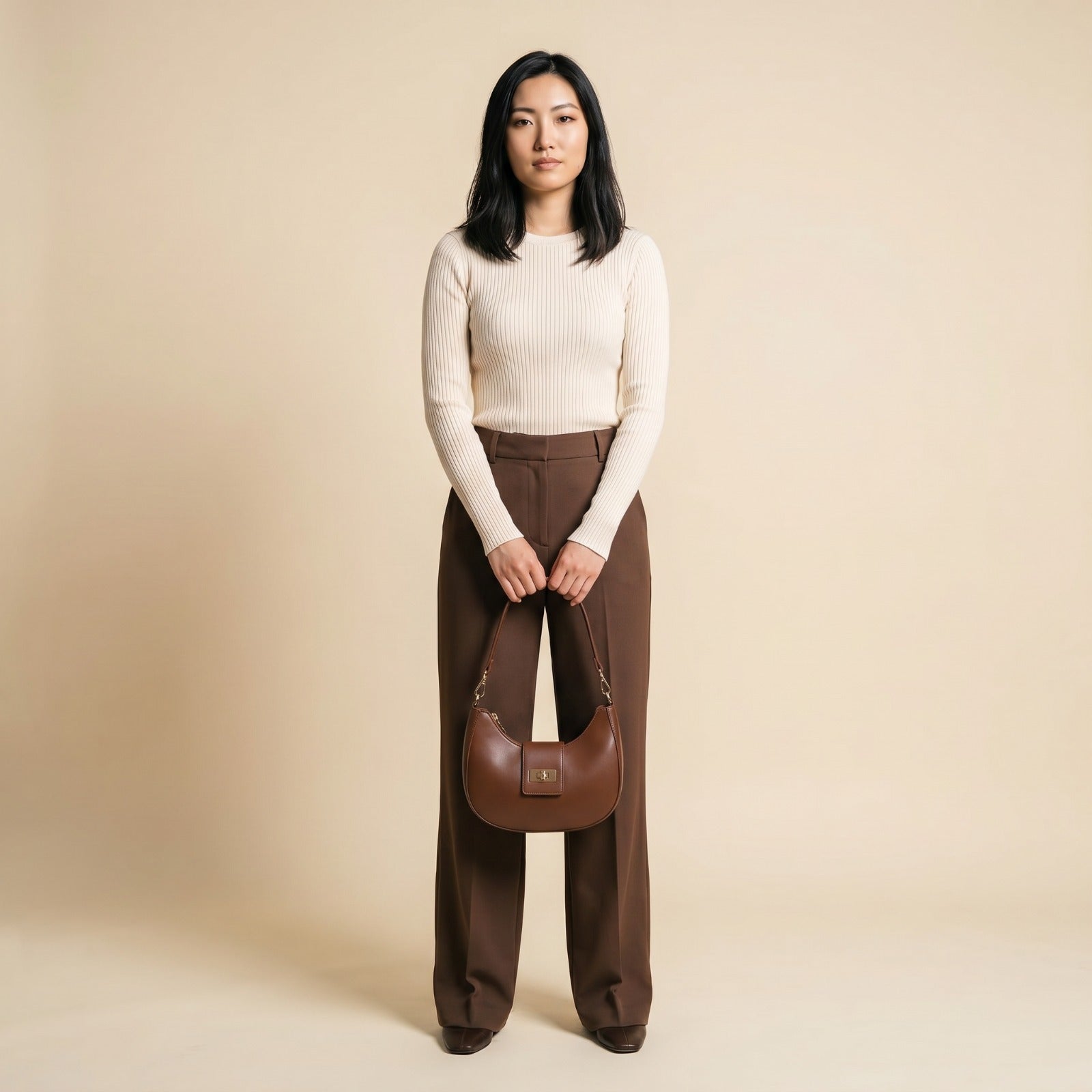 Arabella Buckle Shoulder Bag