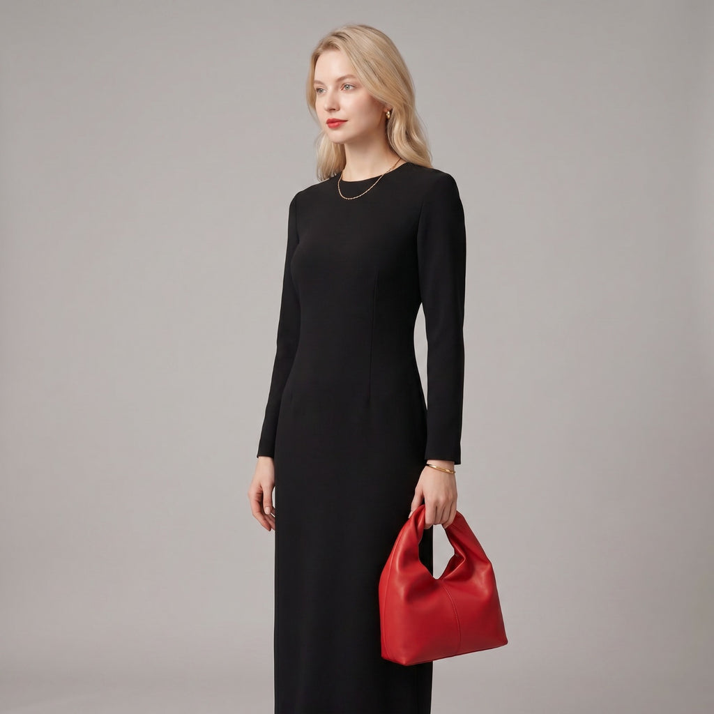 Maeve Knot Handle Leather Handbag