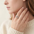 Yoko Flower Open Ring
