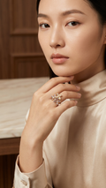 Kyoto Triple Flower Ring