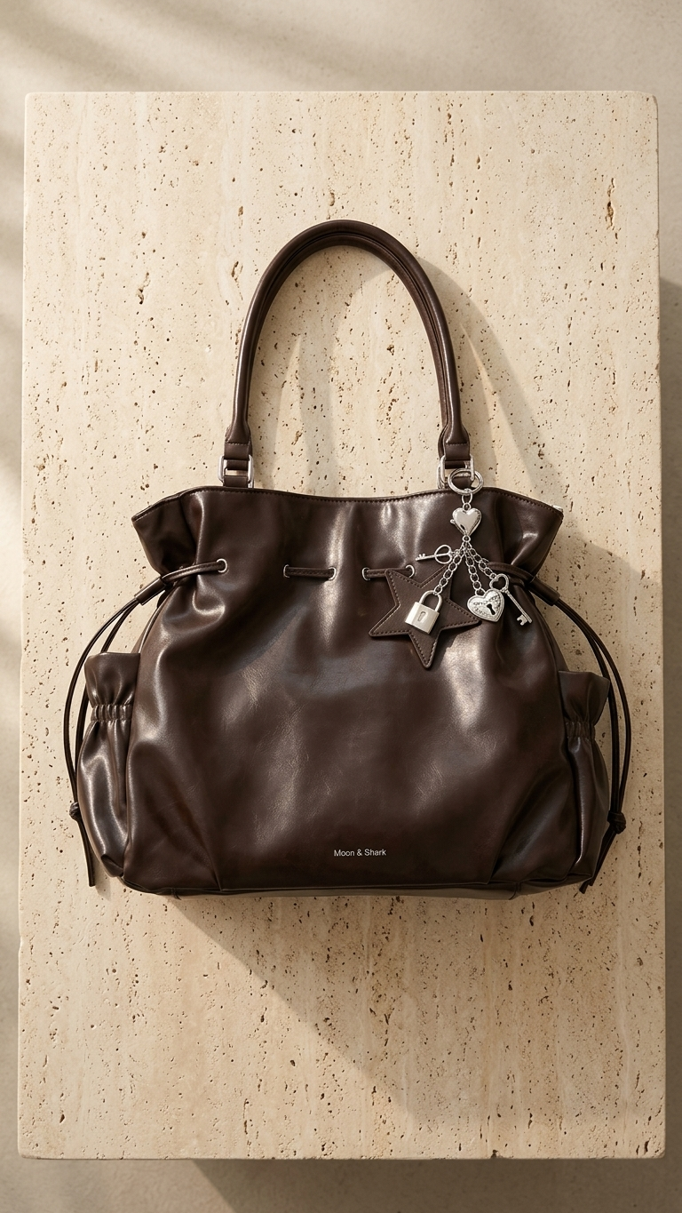Rowan Drawstring Shoulder Bag